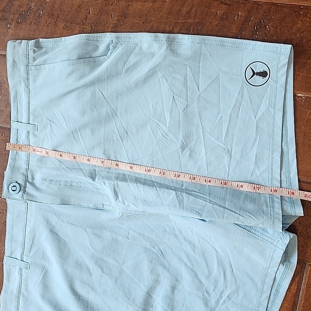 Tunaskin Mens Light Blue Fishing Shorts Size 40 - Picture 11 of 14